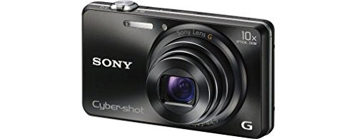 Sony DSCWX200 Digital Compact Camera with Wi-Fi - Black (18MP, 10x Zoom)