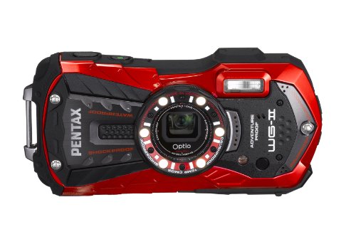 Pentax Optio WG-2 Digital Camera, Vermillion Red
