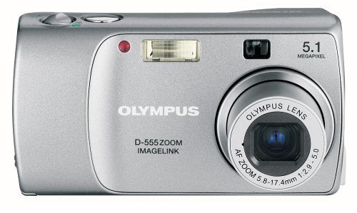 OM SYSTEM OLYMPUS D555 5MP Digital Camera with 2.8x Optical Zoom & ILP-100 Photo Printer Bundle