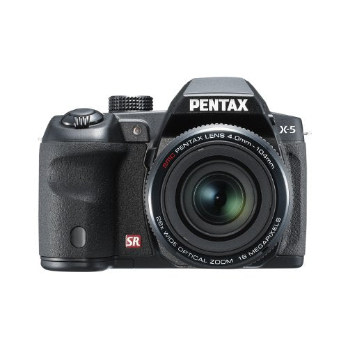 Pentax X-5 black 16 Waterproof Digital Camera with 26x Optical Image Stabilized Zoom with 3-Inch LCD