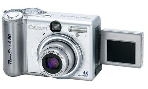 Canon PowerShot A80 4MP Digital Camera w/ 3x Optical Zoom