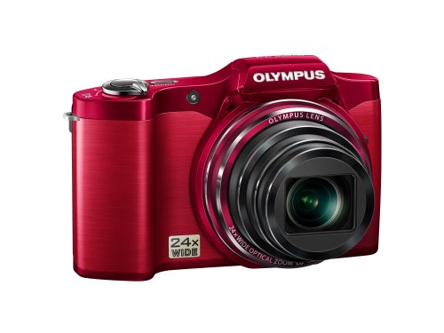 Olympus SZ-14 Red Digital Camera - International Version (No Warranty)