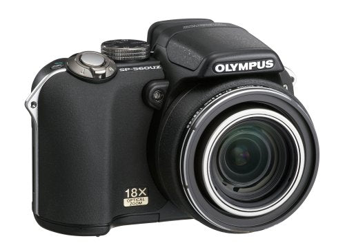 OM SYSTEM OLYMPUS SP-560UZ 8MP Digital Camera with Dual Image Stabilized 18x Optical Zoom