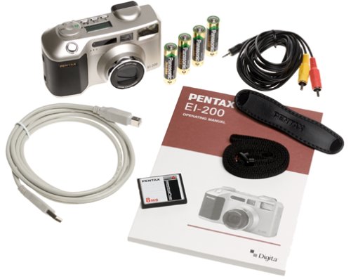 Pentax EI-200 2.11MP Digital Camera w/ 3x Optical Zoom