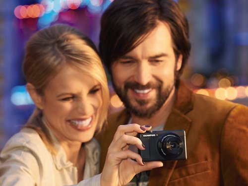 OM SYSTEM OLYMPUS XZ-10 iHS 12MP Digital Camera with 5x Optical Image Stabilized Zoom and 3-Inch LCD (Black) - International Version (No Warranty)