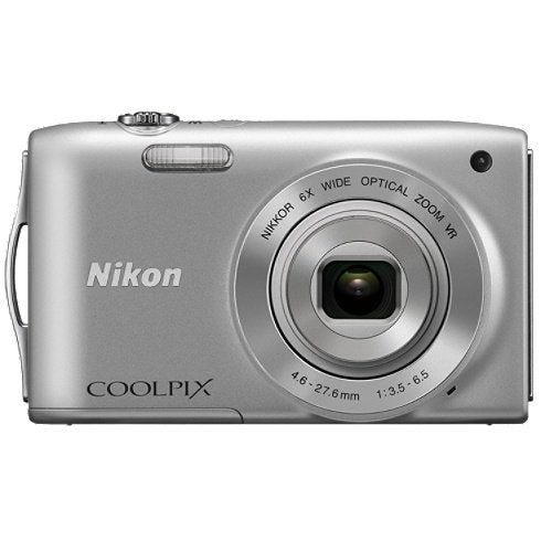 Nikon Coolpix S3300 16 Megapixel Digital Camera - Silver