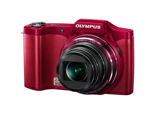 Olympus SZ-14 Red Digital Camera - International Version (No Warranty)