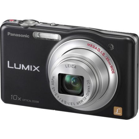 Panasonic DMCSZ02K 16MP Digital Camera with 2.7-Inch LCD Screen (Black)