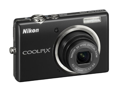Nikon Coolpix S570 12MP Digital Camera with 5x Wide Angle Optical Vibration Reduction (VR) Zoom and 2.7-Inch LCD