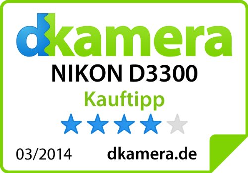 Nikon D3300 DSLR 24.2 MP HD 1080p Camera Body - Black