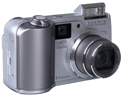 OM SYSTEM OLYMPUS Camedia C5500 5.1MP Digital Camera with 5x Optical Zoom