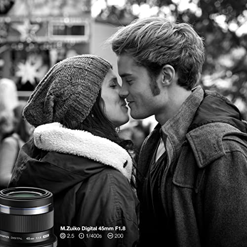 Olympus M. Zuiko Digital ED 45mm f1.8 (Silver) Lens for Micro 4/3 Cameras - International Version (No Warranty)
