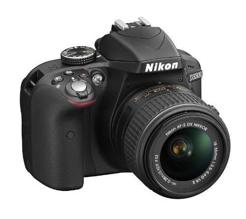 Nikon D3300 DSLR 24.2 MP HD 1080p Camera Body - Black