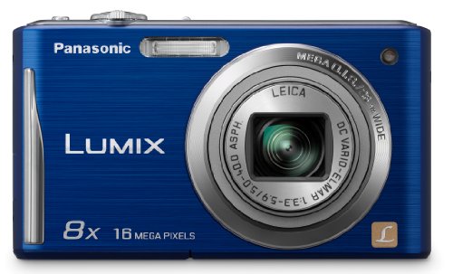 Panasonic 16.1MP Digital Camera with 8X Wide Angle Image Stabilized Zoom and 2.7 inch LCD