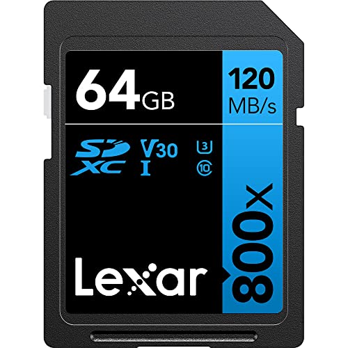 Minolta MND20 44 MP / 2.7K Ultra HD Digital Camera Bundle with Lexar 64GB High-Performance 800x UHS-I SDHC Memory Card Blue Series