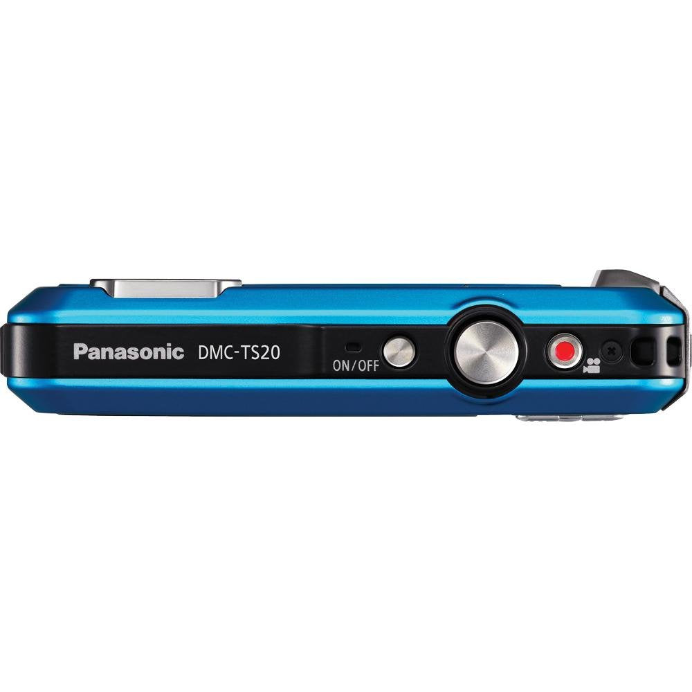 Panasonic Lumix TS20 16.1 MP TOUGH Waterproof Digital Camera with 4x Optical Zoom (Blue) (OLD MODEL)