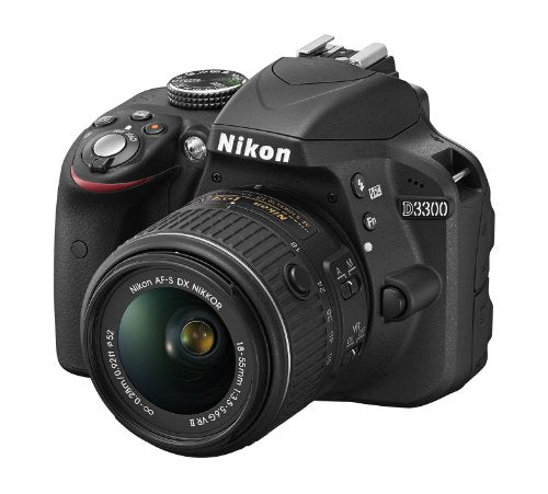 Nikon D3300 DSLR 24.2 MP HD 1080p Camera Body - Black