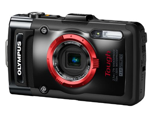Olympus Stylus TOUGH TG-2 Digital Compact Camera - Black (12MP, 4x Wide Optical Zoom) 3 inch OLED - International Version (No Warranty)