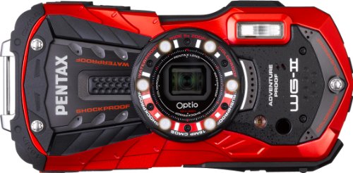 Pentax Optio WG-2 Digital Camera, Vermillion Red