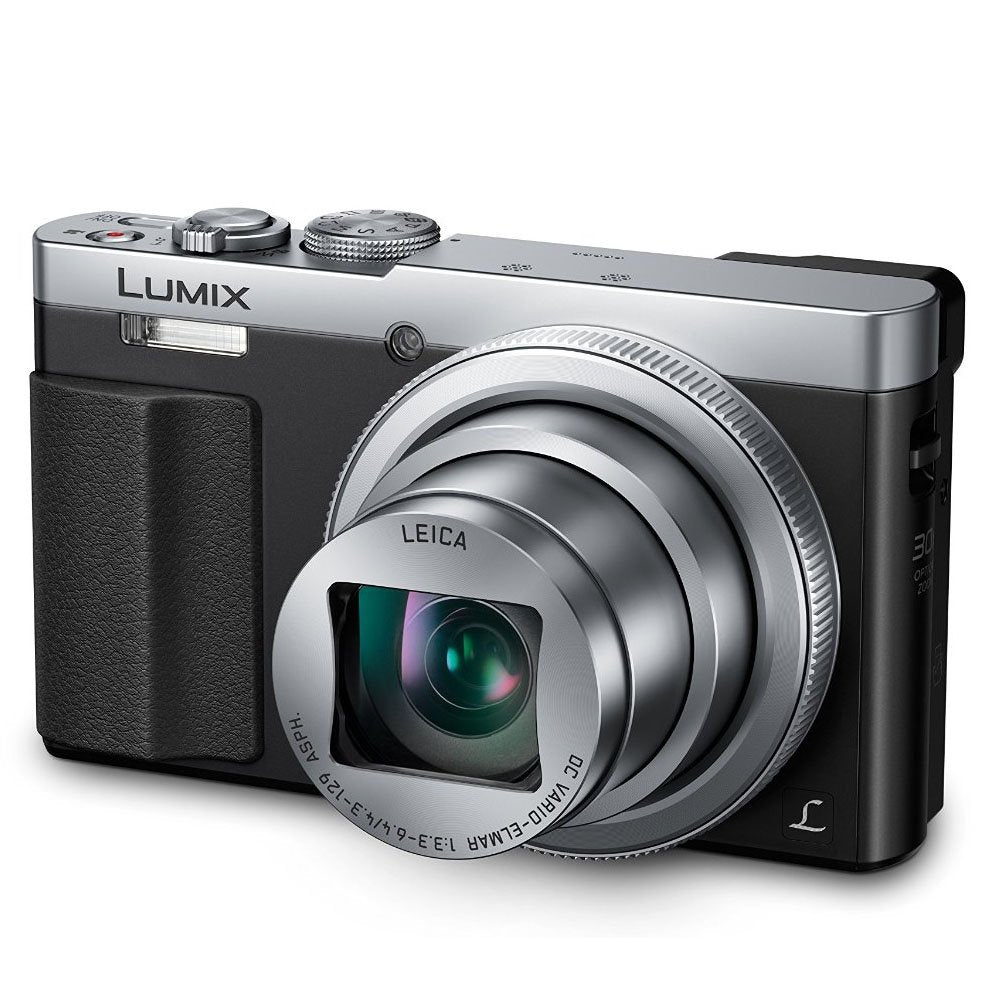 PANASONIC LUMIX ZS50 Camera, 30X LEICA DC Vario-ELMAR Lens, 12.1 Megapixels, High Sensitivity Sensor, Eye Viewfinder, DMC-ZS50S (USA SILVER)