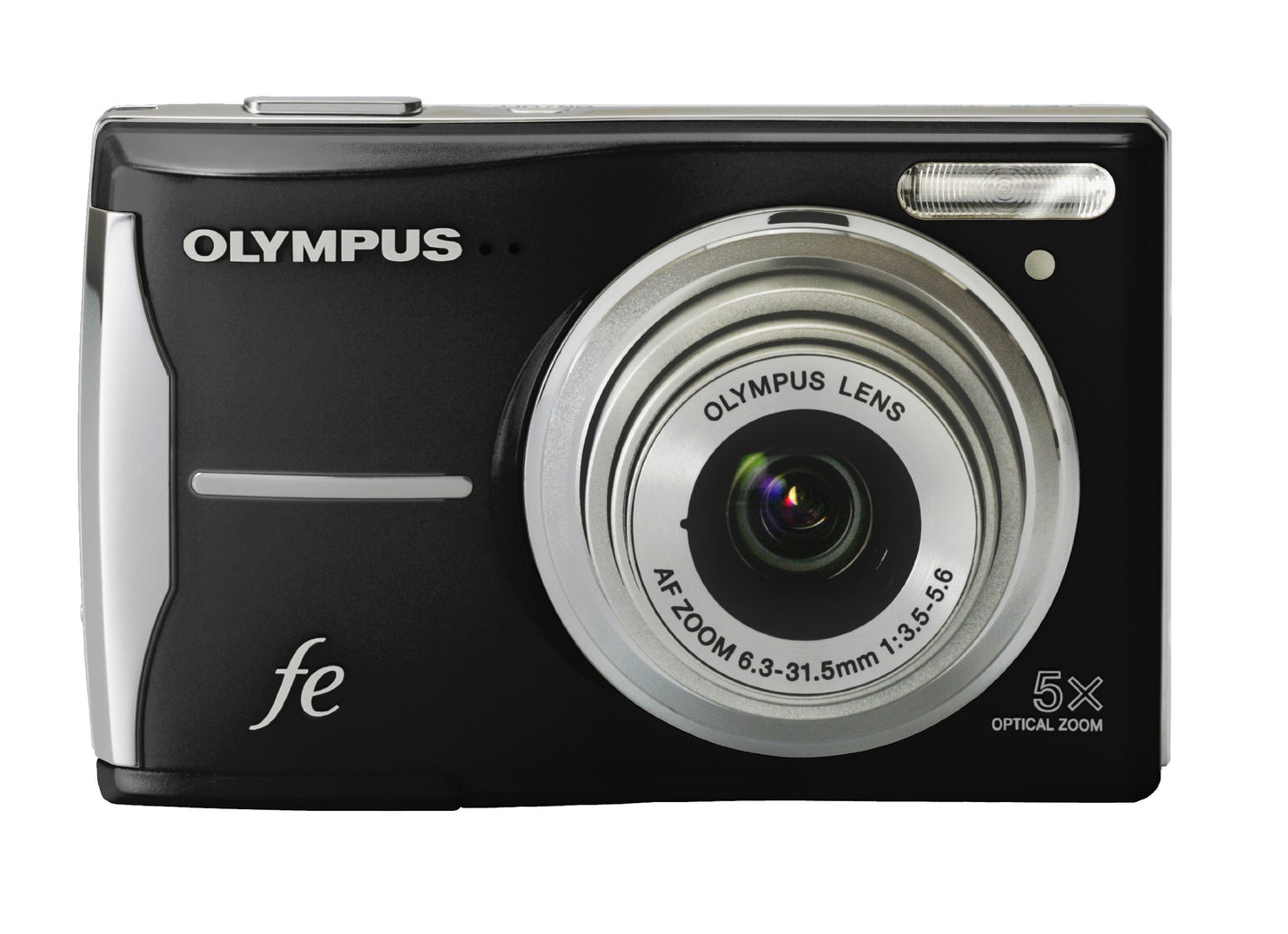 OM SYSTEM OLYMPUS FE-46 12MP Digital Camera with 5x Optical Zoom and 2.7 inch LCD (Pearl Black)