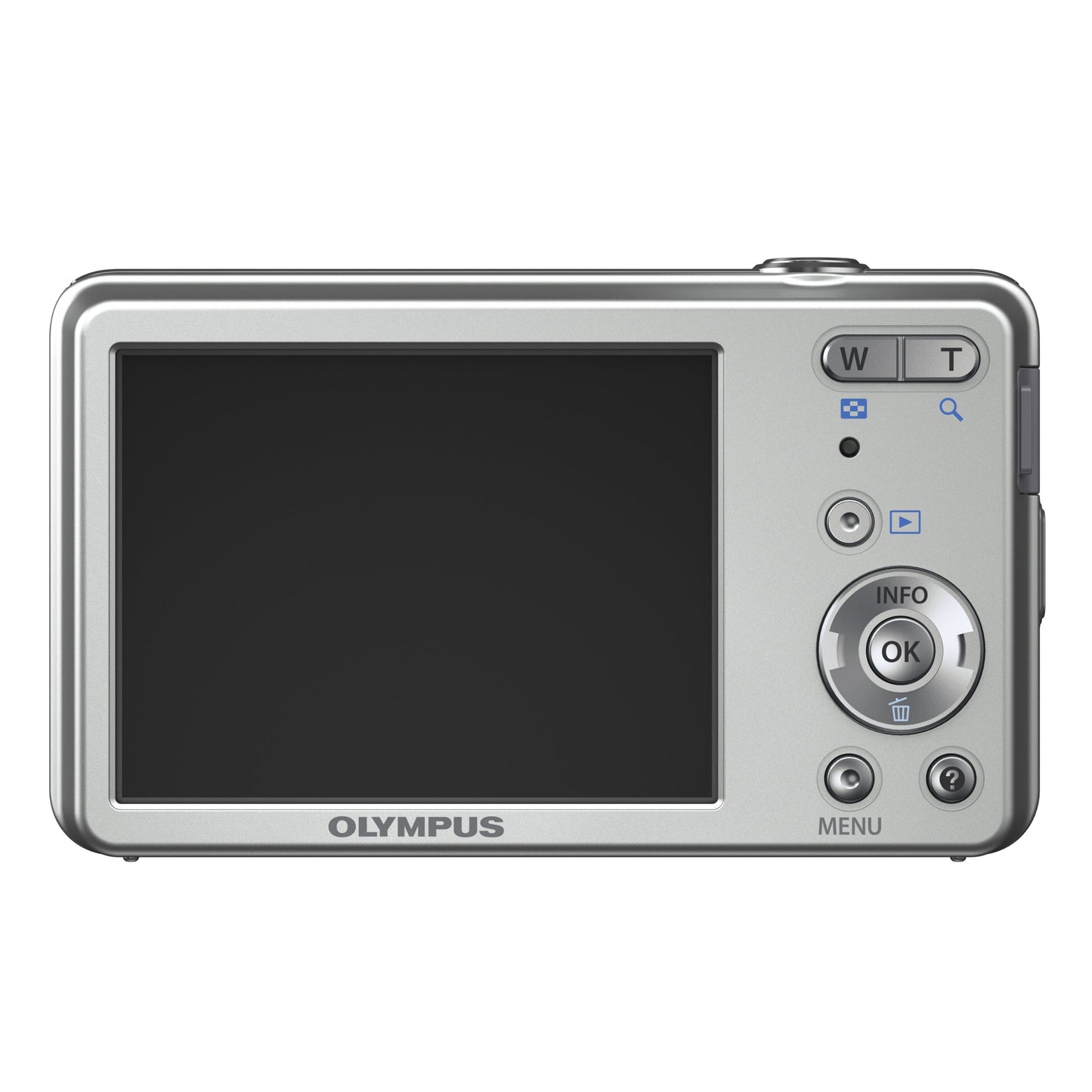 OLYMPUS Digital Camera VG-110 Silver 12MPS wide range27mm x4 Optical zoom VG-110 SLV - International Version (No Warranty)