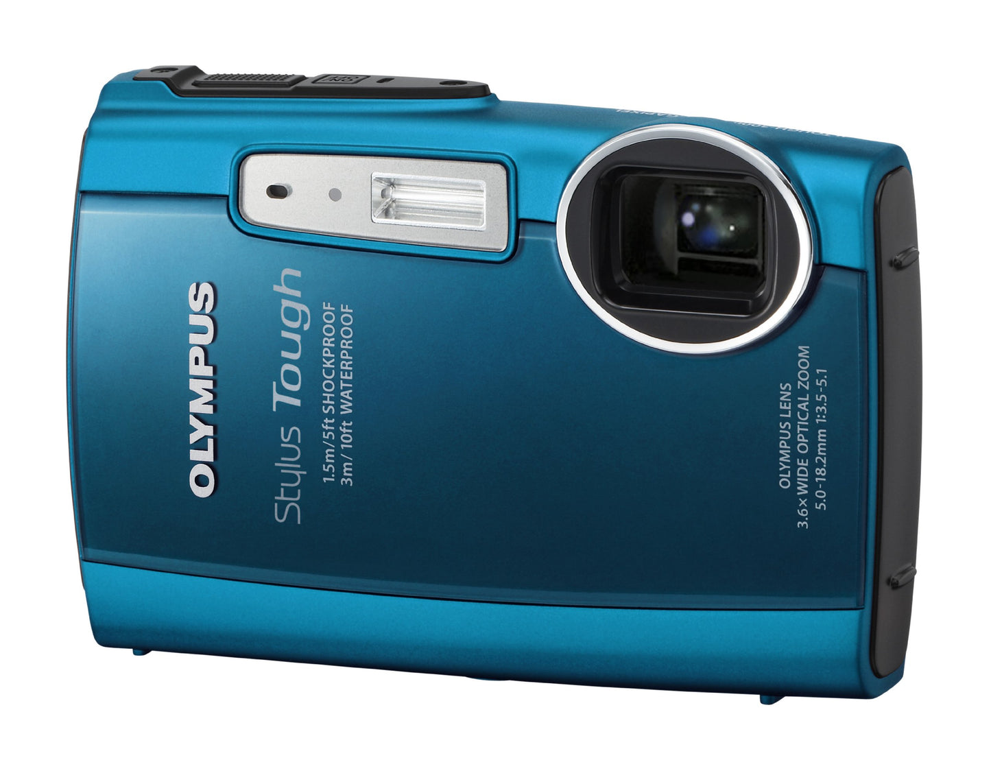 OM SYSTEM OLYMPUS Stylus Tough 3000 12 MP Digital Camera with 3.6x Wide Angle Zoom and 2.7-inch LCD (Blue) (Old Model)