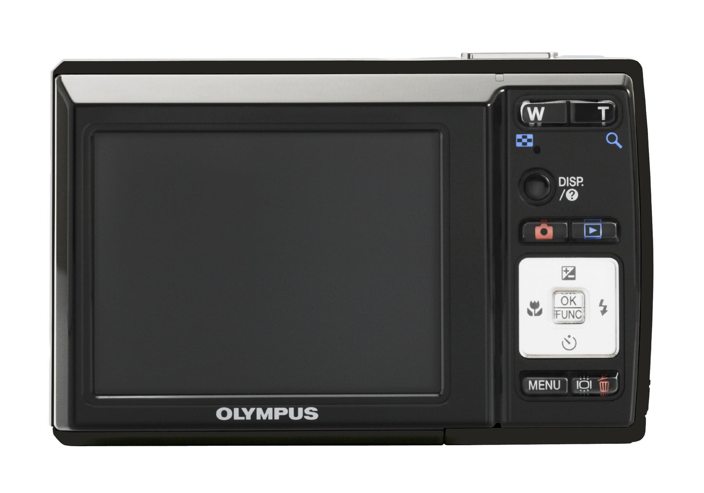 OM SYSTEM OLYMPUS FE-46 12MP Digital Camera with 5x Optical Zoom and 2.7 inch LCD (Pearl Black)
