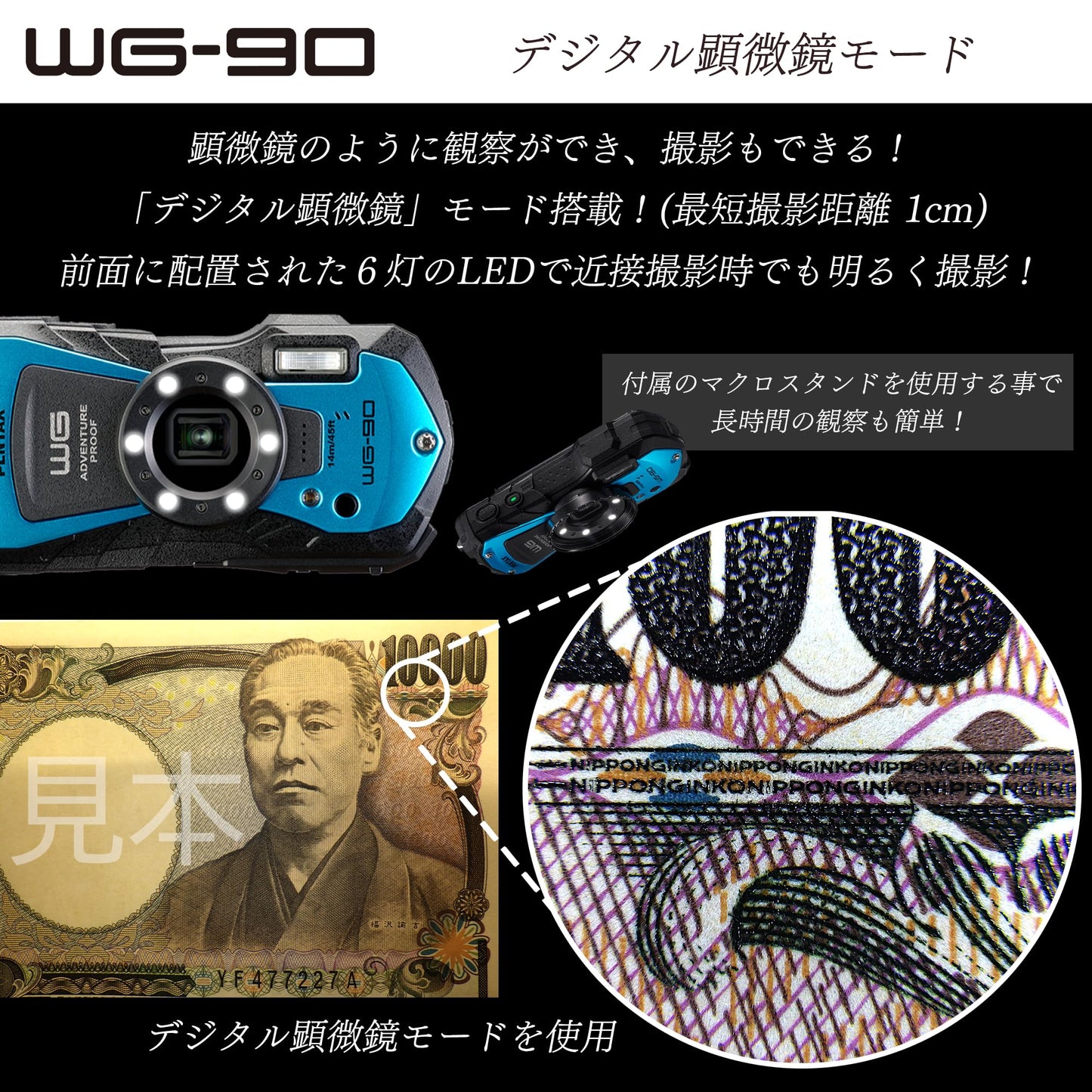 PENTAX WG-90 Waterproof Camera (Black)