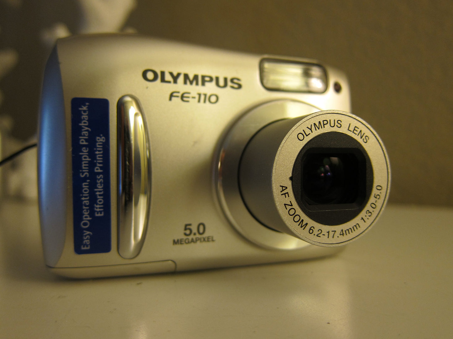 OM SYSTEM OLYMPUS FE-110 5MP Digital Camera with 2.8x Optical Zoom