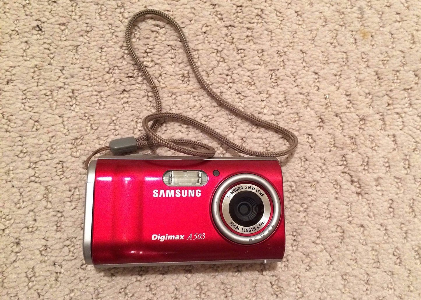 Samsung Digimax A503 Red Digital Camera 5MP,