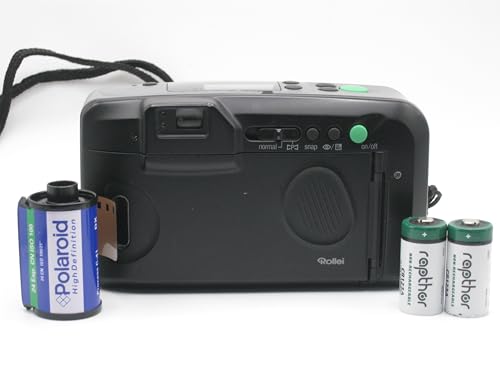 Rollei Prego 90 35mm Point & Shoot Film Camera Bundle Polaroid Film and Batteries Auto Focus Zoom Lens, Flash Vintage Photography Retro Easy to Use for Beginners All in One Kit Collectors