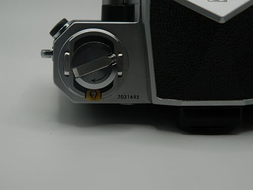 Nikon F with Eye Level Prism Black Silver Vintage SLR 35mm Film Camera