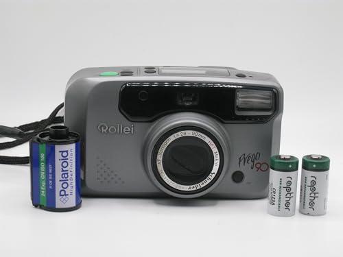 Rollei Prego 90 35mm Point & Shoot Film Camera Bundle Polaroid Film and Batteries Auto Focus Zoom Lens, Flash Vintage Photography Retro Easy to Use for Beginners All in One Kit Collectors