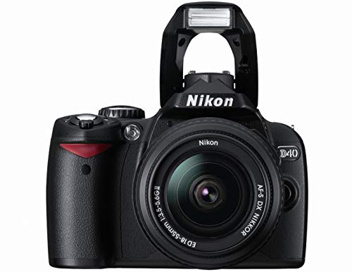 Nikon D40 6.1MP Digital SLR Camera Kit with 18-55mm f/3.5-5.6G ED II Auto Focus-S DX Zoom-Nikkor Lens
