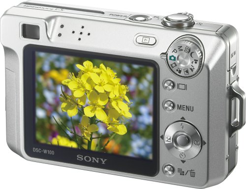 Sony Cybershot DSC-W100 8.1MP Digital Camera with 3x Optical Zoom