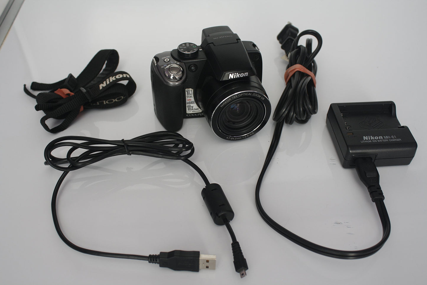 Nikon Coolpix P80 10.1MP Digital Camera with 18x Wide Angle Optical Vibration Reduction Zoom (Black)