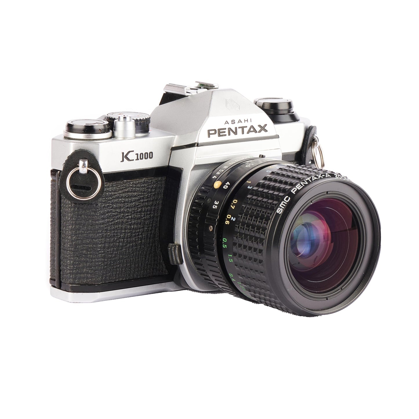 Pentax K1000 Manual Focus SLR Film Camera with Pentax 50mm Lens