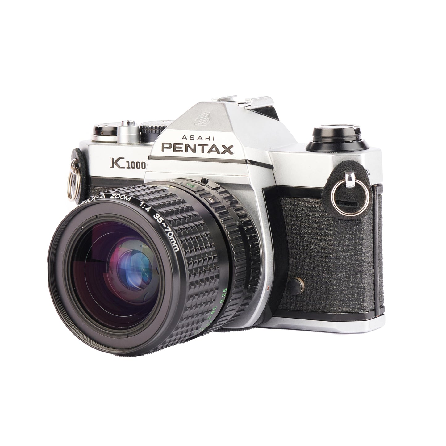 Pentax K1000 Manual Focus SLR Film Camera with Pentax 50mm Lens