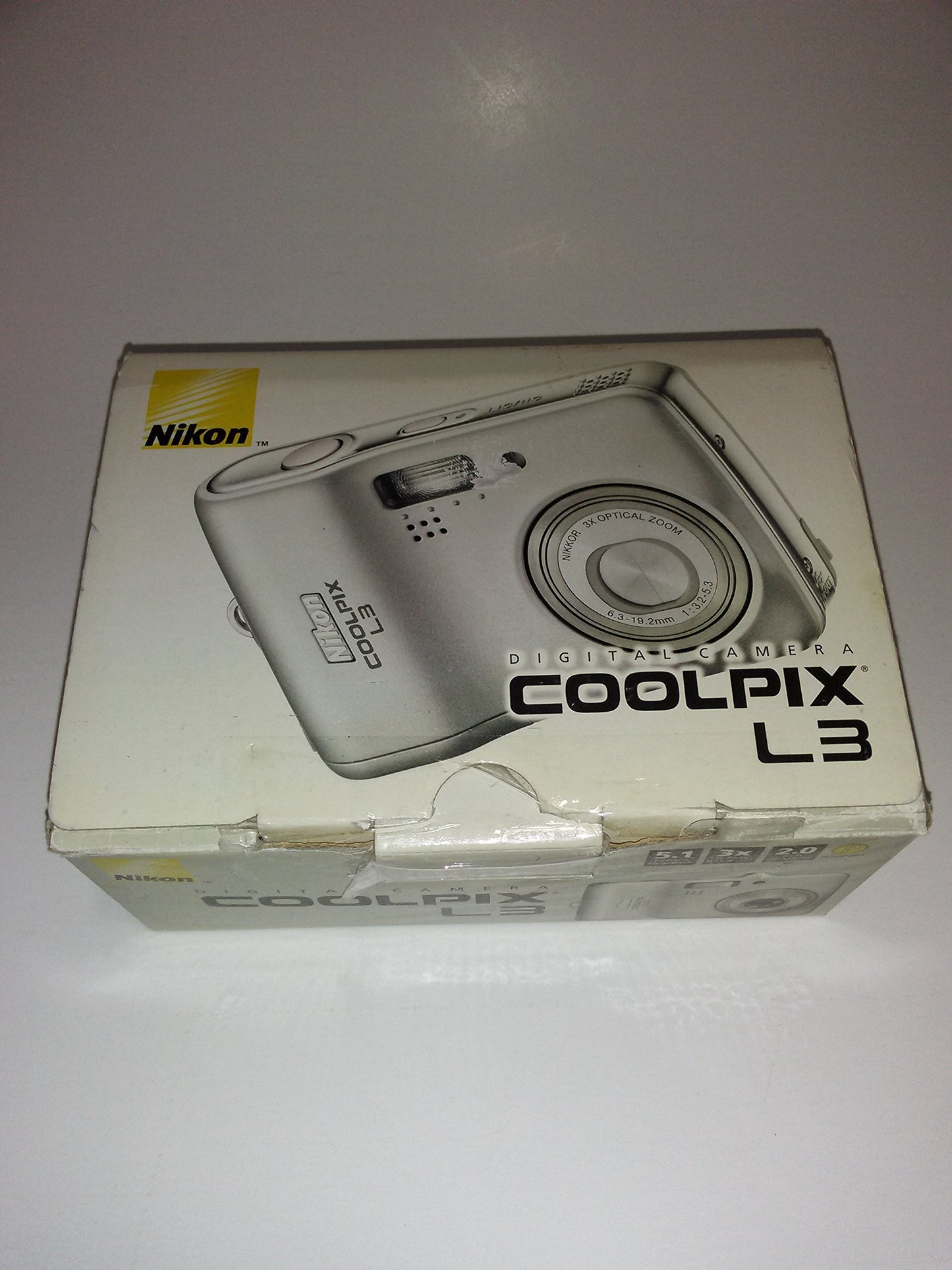 Nikon Coolpix L3 5.1MP Digital Camera with 3x Optical Zoom