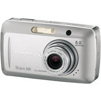 OM SYSTEM OLYMPUS Stylus 500 5MP Digital Camera with 3x Optical Zoom