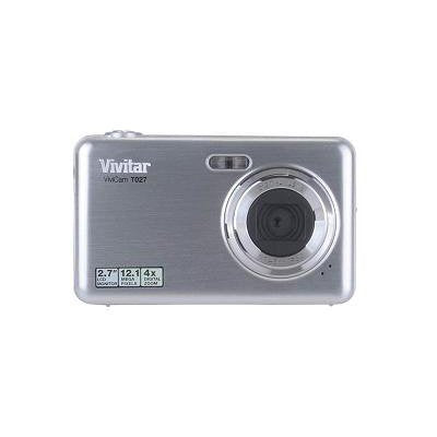 Vivitar ViviCam T027 12.1 Megapixel Compact Camera - Silver
