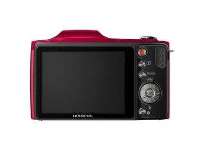 Olympus SZ-14 Red Digital Camera - International Version (No Warranty)