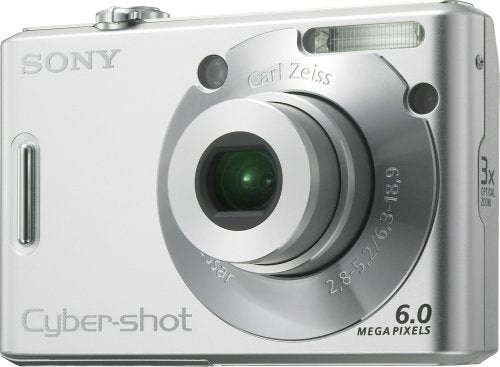 Sony Cybershot DSCW30 6MP Digital Camera with 3x Optical Zoom