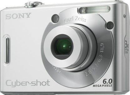 Sony Cybershot DSCW30 6MP Digital Camera with 3x Optical Zoom