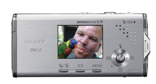 Sony Cybershot DSCL1 4MP Digital Camera with 3x Optical Zoom (Silver)