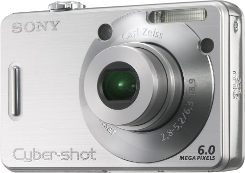 Sony Cybershot DSCW50 6MP Digital Camera with 3x Optical Zoom