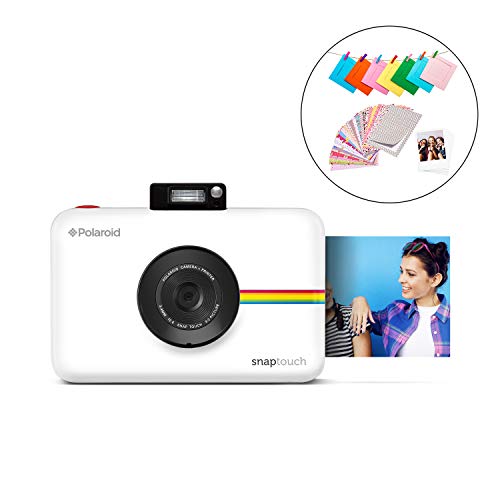 Zink Polaroid Snap Touch Portable Instant Print Digital Camera with LCD Touchscreen Display (Black)