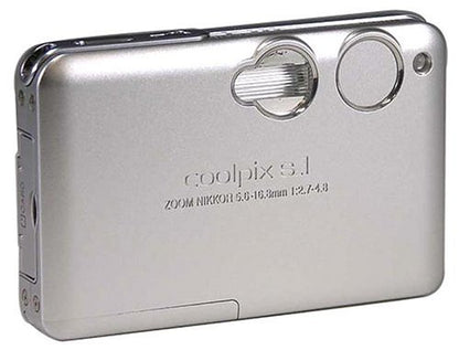 Nikon Coolpix S1 5.1 MP Slim-Design Digital Camera with 3x Optical Zoom (Includes Dock) (OLD MODEL)