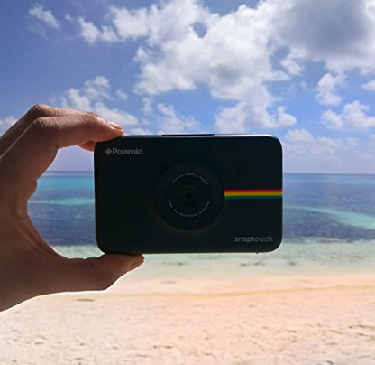 Zink Polaroid Snap Touch Portable Instant Print Digital Camera with LCD Touchscreen Display (Black)
